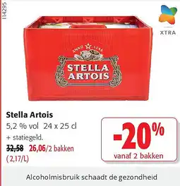 Colruyt Stella Artois 5,2 % vol aanbieding