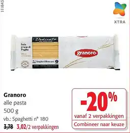 Colruyt Granoro Spaghetti n° 180 aanbieding