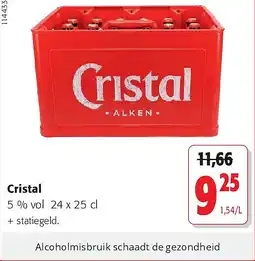 Colruyt Cristal 5 % vol aanbieding