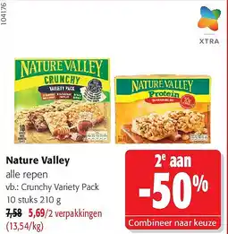 Colruyt Nature Valley Crunchy Variety stuks 210 g aanbieding