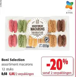 Colruyt BBoni Selection assortiment macarons 12 stuks aanbieding