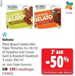 Colruyt Valsoia Mini Triple Pistachio aanbieding