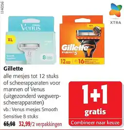 Colruyt Gillette Venus mesjes Smooth Sensitive 8 stuks aanbieding