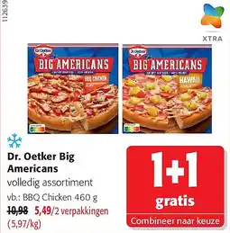 Colruyt Dr. Oetker Big Americans BBQ Chicken aanbieding