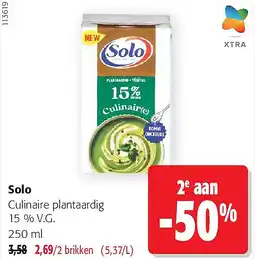 Colruyt Solo Culinaire plantaardig 15 % V.G aanbieding