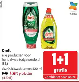 Colruyt Dreft Quickwash Lemon aanbieding