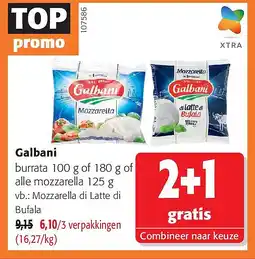 Colruyt Galbani Mozzarella di Latte di Bufala aanbieding