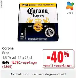 Colruyt Corona Extra 4,5 % vol aanbieding