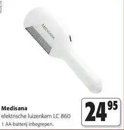 Colruyt Medisana elektrische luizenkam LC 860 aanbieding