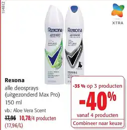 Colruyt Rexona Aloe Vera Scent aanbieding
