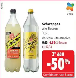Colruyt Schweppes Zero Citrussmaken aanbieding