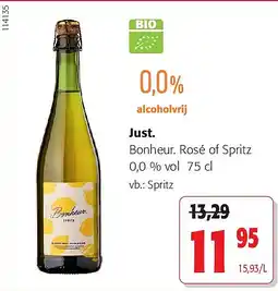 Colruyt Just. Spritz aanbieding