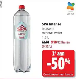 Colruyt SPA Intense bruisend mineraalwater aanbieding