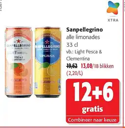 Colruyt Sanpellegrino Light Pesca & Clementina aanbieding