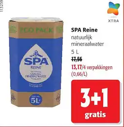 Colruyt PA Reine natuurlijk mineraalwater aanbieding