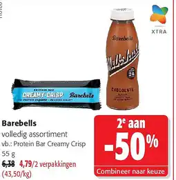 Colruyt Barebells Protein Bar Creamy Crisp aanbieding