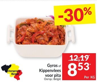 Intermarché Gyros of Kippenvlees voor pita aanbieding