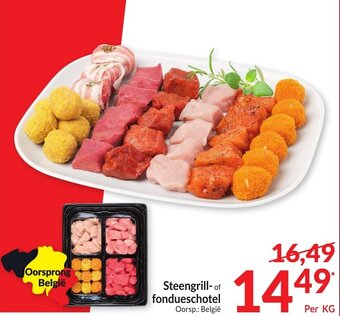 Intermarché Steengrill of fondueschotel aanbieding