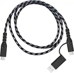 Krëfel USB C en USB A naar USB C-kabel - 1,2 m aanbieding