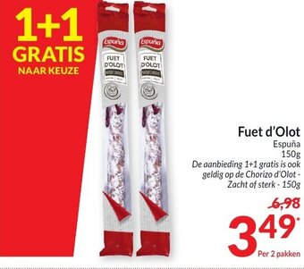 Intermarché Fuet d'Olot aanbieding