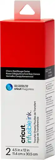Krëfel infusible ink overdrachtsvellen - Cherry Red - 2 stuks aanbieding