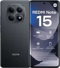 Krëfel Redmi Note 15 128GB - Zwart aanbieding