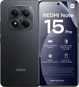Krëfel Redmi Note 15 Pro 256GB - Zwart aanbieding