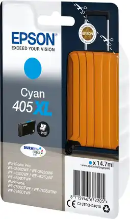 Krëfel Inktpatroon 405XL DURABrite Ultra Ink - Cyaan aanbieding