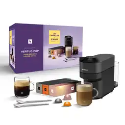 Krëfel Nespresso Koffiemachine Vertuo Pop Bundle ENV90.B Morning Ritual aanbieding