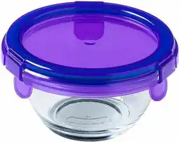 Krëfel Baby Plus - Plat rond en verre - Violet - 11 cm aanbieding