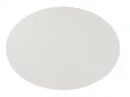 Krëfel Mesapiu Ovale Placemat in Imitatieleer Nappa white 45x33cm aanbieding