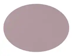 Krëfel Mesapiu Ovale Placemat in Imitatieleer Nappa dusty rose 45x33cm aanbieding