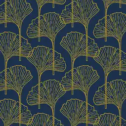 Krëfel Salon Moderne Papieren Servetten Blue Velvet, Ginkgo, indigo 33x33cm aanbieding