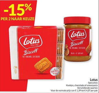 Intermarché Lotus Speculoos aanbieding