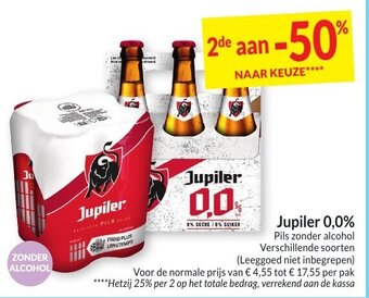 Intermarché Jupiler 0,0% aanbieding