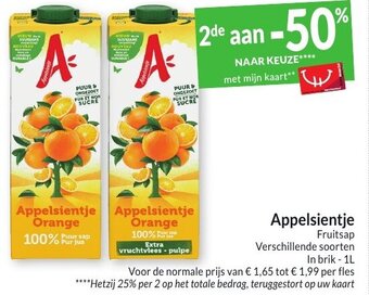 Intermarché Appelsientje aanbieding