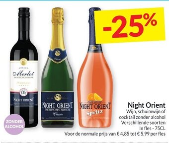 Intermarché Night Orient aanbieding