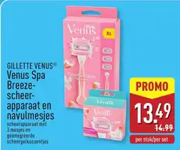 ALDI Gillette Venus Spa Breeze Scheerapparaat en Navulmesjes aanbieding