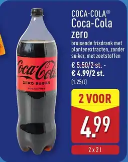 ALDI Coca-Cola Zero aanbieding