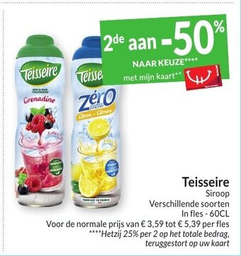 Intermarché Teisseire Siroop aanbieding