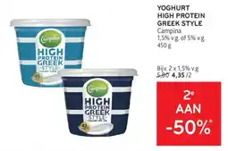 Alvo Yoghurt high protein greek style aanbieding