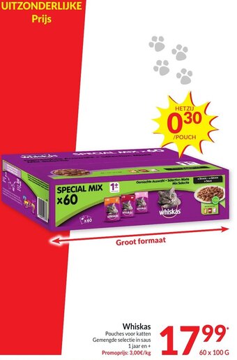 Intermarché Whiskas aanbieding
