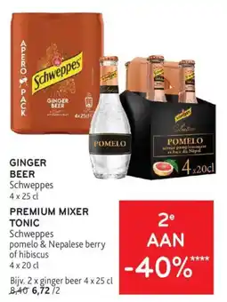 Alvo Ginger Beer, Premium Mixer Tonic aanbieding