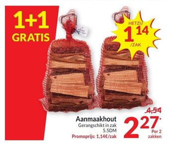 Intermarché Aanmaakhout aanbieding