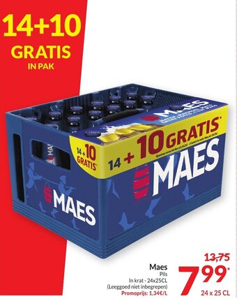 Intermarché Maes Pils aanbieding