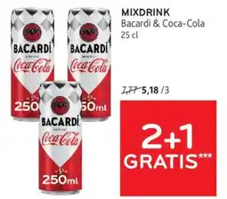 Alvo Bacardi & Coca-Cola aanbieding