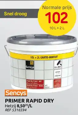 Brico Sencys Primer Rapid Dry aanbieding