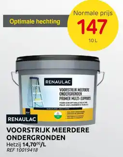 Brico Renaulac voorstrijk meerdere ondergronden aanbieding