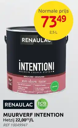 Brico Muurverf Intention aanbieding