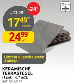 Brico Keramische terrastegel aanbieding